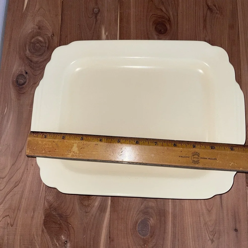 Vintage Homer Laughlin Ivory Platter Serving Tray 13